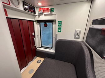 Mini-cabins in new generation Nightjet train