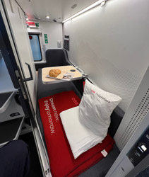 Mini-cabins in new generation Nightjet train