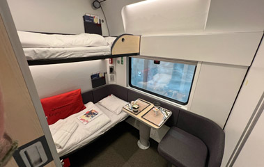 Comfort Plus sleeper in new generation Nightjet train