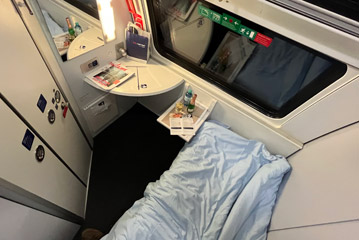 1-berth sleeper in Nightjet double-deck sleeping-car