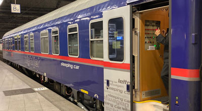 A Comfortline sleeping-car, now used by OBB on Nightjet trains