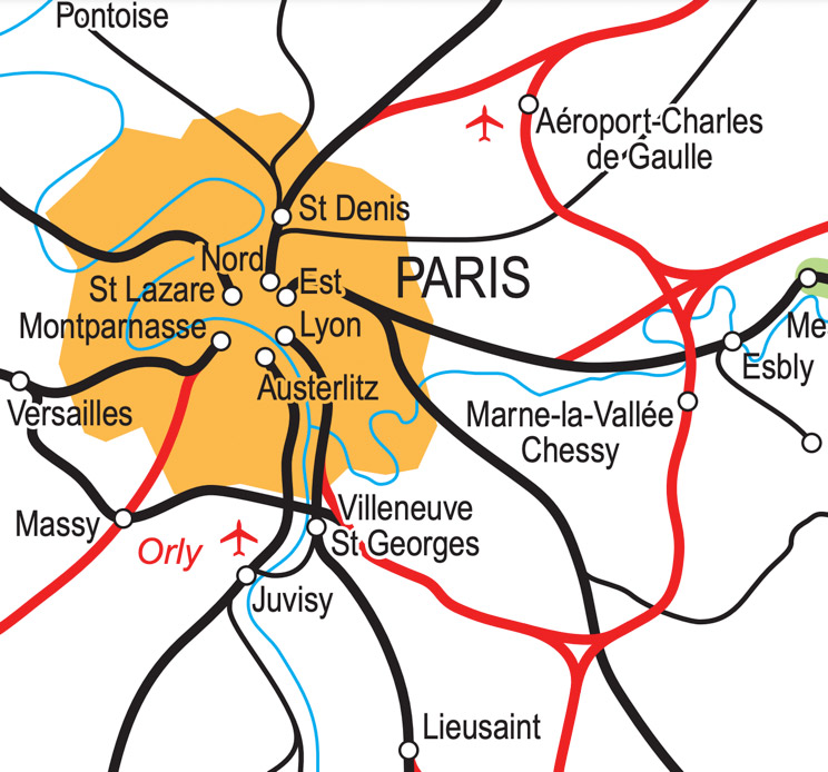 Gare De Lyon Station Map