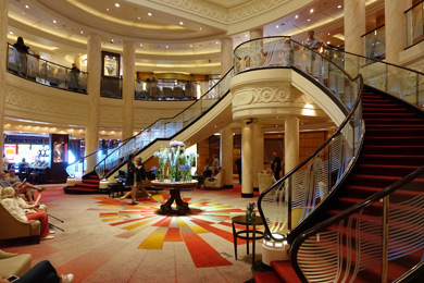 Queen Mary 2 Grand Lobby