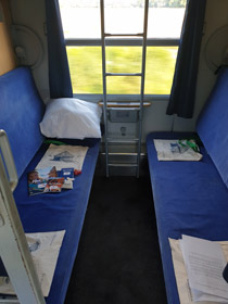 Regiojet couchette compartment