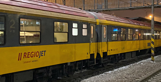 Regiojet overnight train