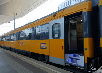 Regiojet train at Prague