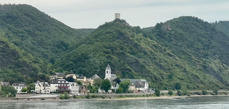 Rhine Valley by train