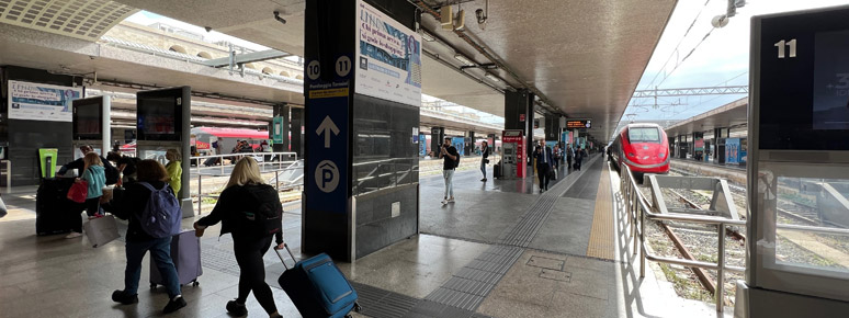 Rome Termini platforms