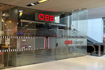 Salzburg Hbf OBB Lounge entrance