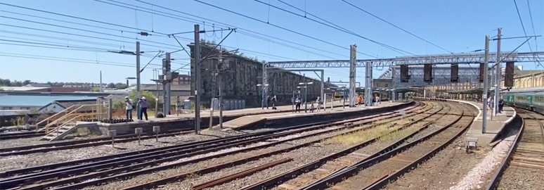 Carlisle station platforms