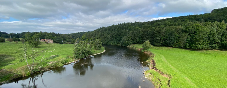 Crossing the river Eden