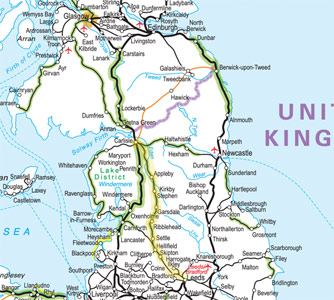 Settle and Carlisle railway route map