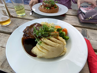 Pub food at the Ribblehead Station Inn