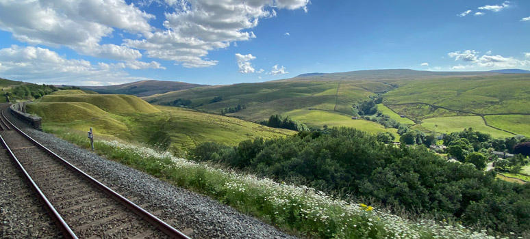 Scenery on the Settle and Carlisle railway