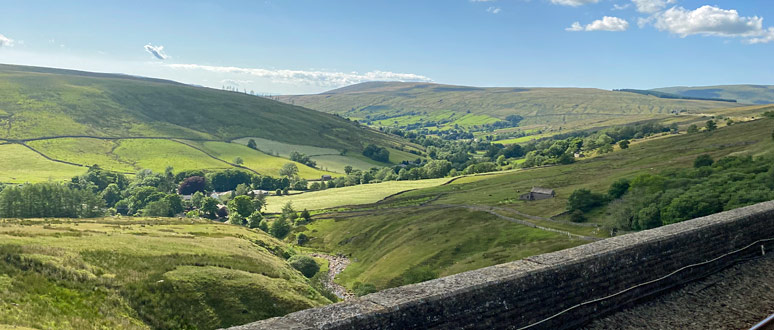 Scenery on the Settle and Carlisle railway