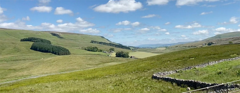 Scenery on the Settle and Carlisle railway