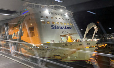 Stena Line ferry at Harwich