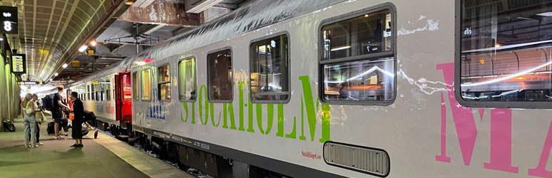 The Snalltaget sleeper toHamburg & Berlin, at Stockholm Central