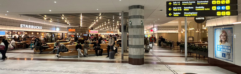 Stockholm Central food court