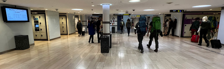 Stockholm Central luggage lockers