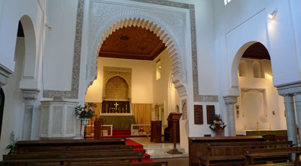 Inside the English church, Tangier