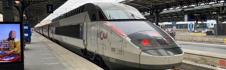 A TGV at Paris Gare de l'Est
