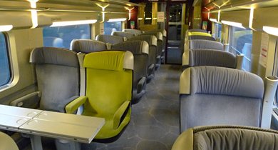 TGV 1st class by Christian Lacroix