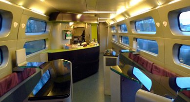 TGV bar car