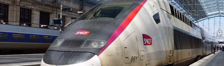 TGV Duplex Oceane arrived at Bordeaux