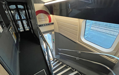 TGV Ocane stairs and landing