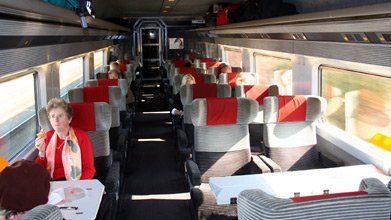 Interior view, TGV 2nd Class carriage, Paris, France, Europe, Stock Photo,  Picture And Rights Managed Image. Pic. IBR-1865269 | agefotostock