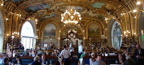 The Train Bleu restaurant at Paris Gare de Lyon