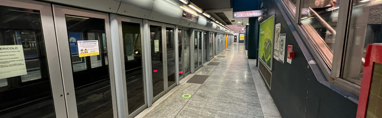 Turin Porta Susa metro platform