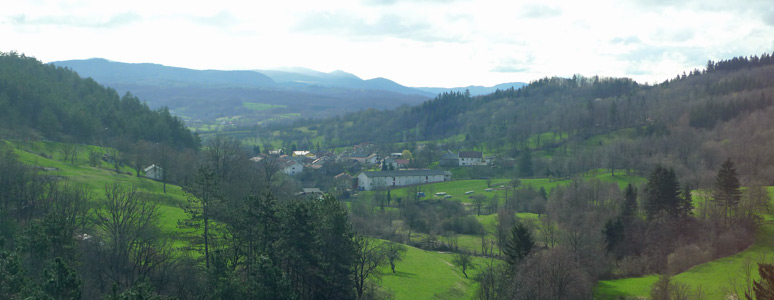 Scenery between Trieste and Ljubljana