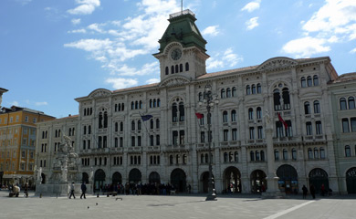 Regional train from Venice to Trieste, arrived at Trieste Centrale