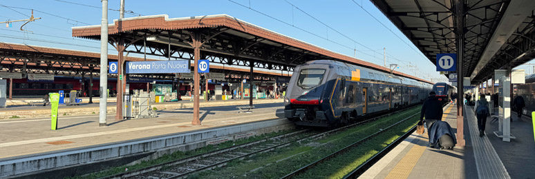 Verona Porta Nuova platform