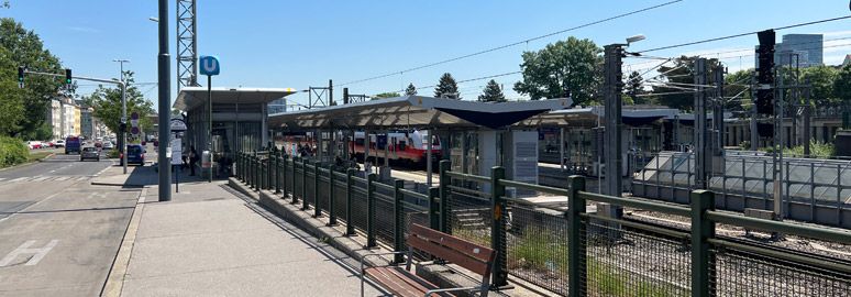 Vienna Meidling platforms