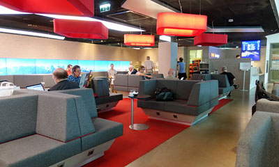 OBB lounge at Vienna