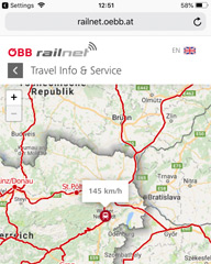 Intranet on the Vienna to Venice train