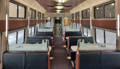 Amtrak Viewliner dining car