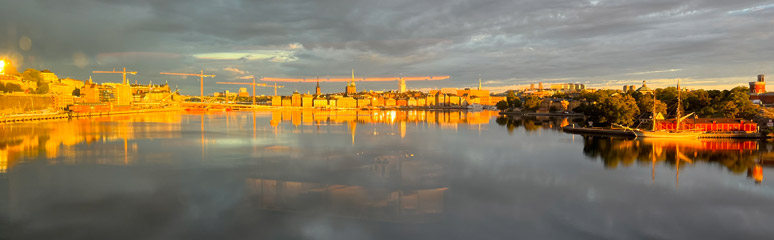 Sunset from the Viking Line ferry