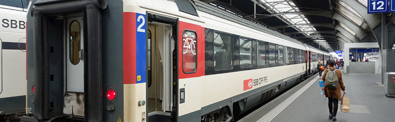 EuroCity train from Zurich