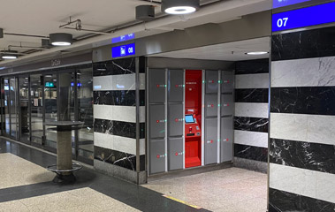 Luggage lockers at Zurich HB