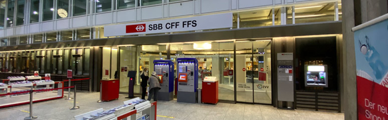 Zurich HB ticket office