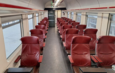 1st class on an Algiers to Annaba train