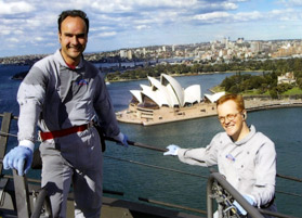 On top of the world - Sydney Harbour Bridge