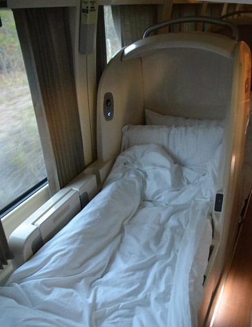 Economy seats on the Spirit of Queensland tilt train