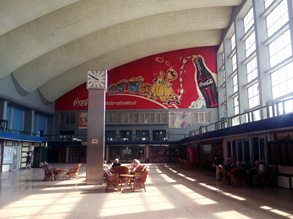 Inside Sarajevo railway station