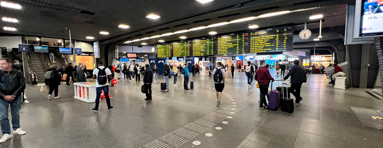 Brussels Midi main concourse