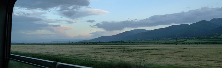 Dusk in Bulgaria